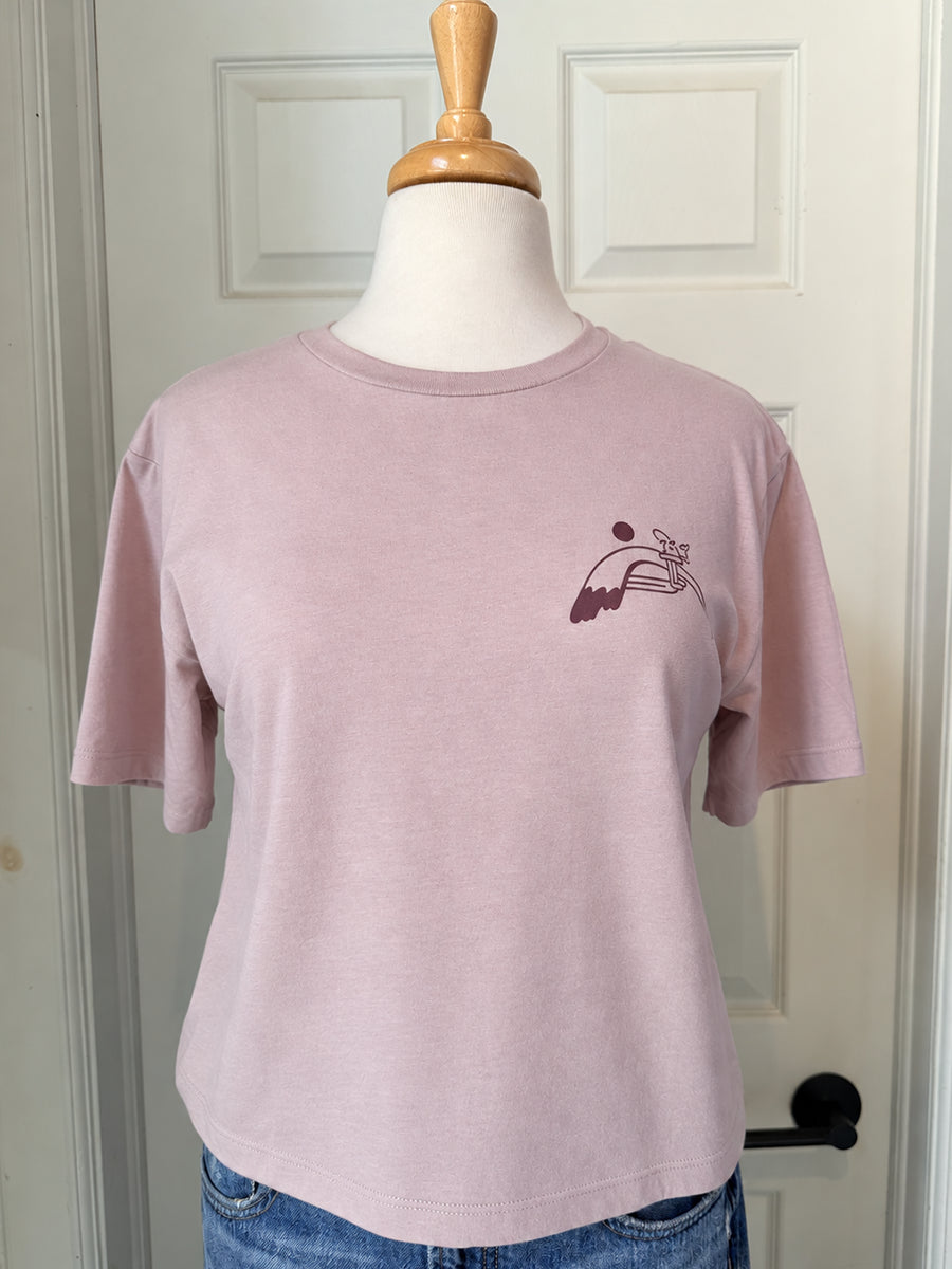 OAK SURF CLUB FINN BOXY TEE - BLUSH T-SHIRTS OAK SURF CLUB