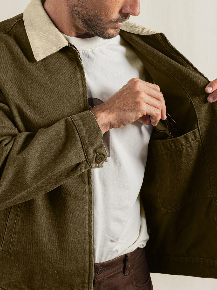 RHYTHM TWO TONE JACKET - FOREST