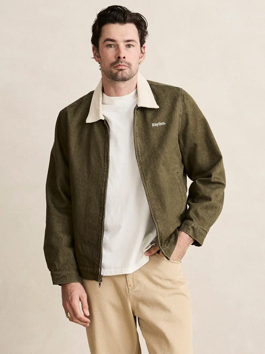 RHYTHM TWO TONE JACKET - FOREST