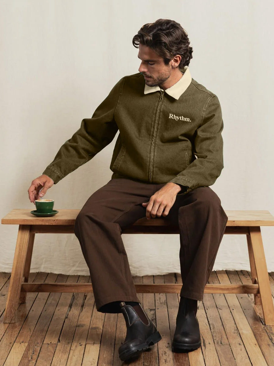 RHYTHM TWO TONE JACKET - FOREST