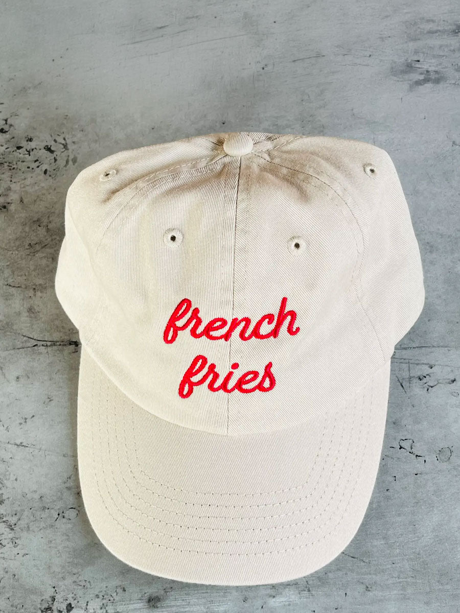 FRENCH FRIES DAD HAT HATS OAK CLOTHING CO.