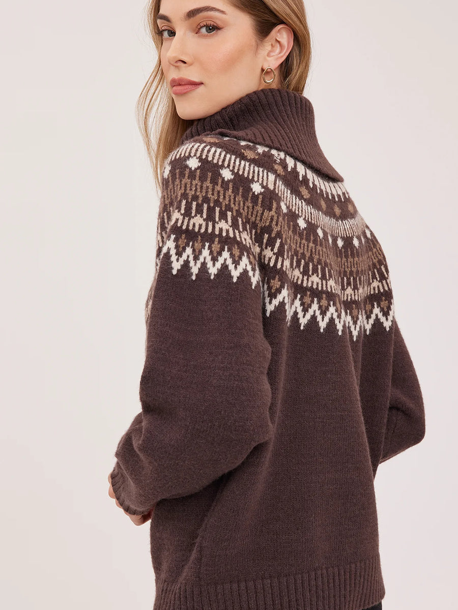 GENTLE FAWN FREYA SWEATER - JAVA SWEATERS GENTLE FAWN