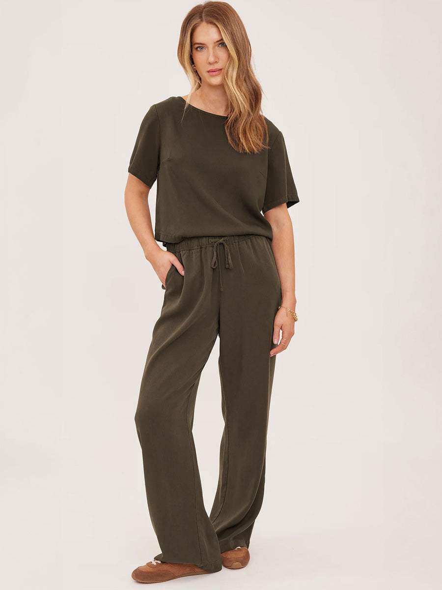 GENTLE FAWN GABRIEL PANT - WASHED BAYLEAF GREEN