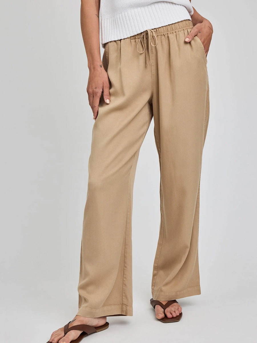 GENTLE FAWN GABRIEL PANT - WASHED KHAKI PANTS GENTLE FAWN