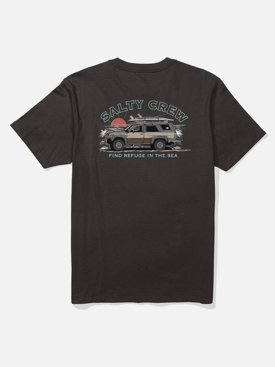 SALTY CREW MOTOR REPAIR SHORT-SLEEVE TEE - BLACK
