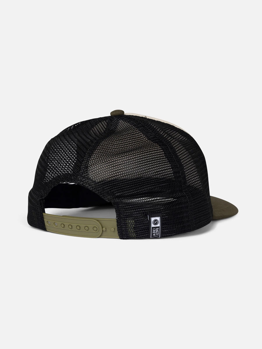SALTY CREW GOOD TIMES FOAMIE TRUCKER - DARK OLIVE