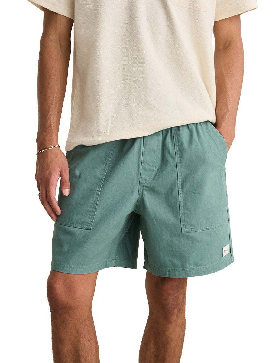 RHYTHM HERRINGBONE JAM SHORT - SEA FOAM SHORTS RHYTHM