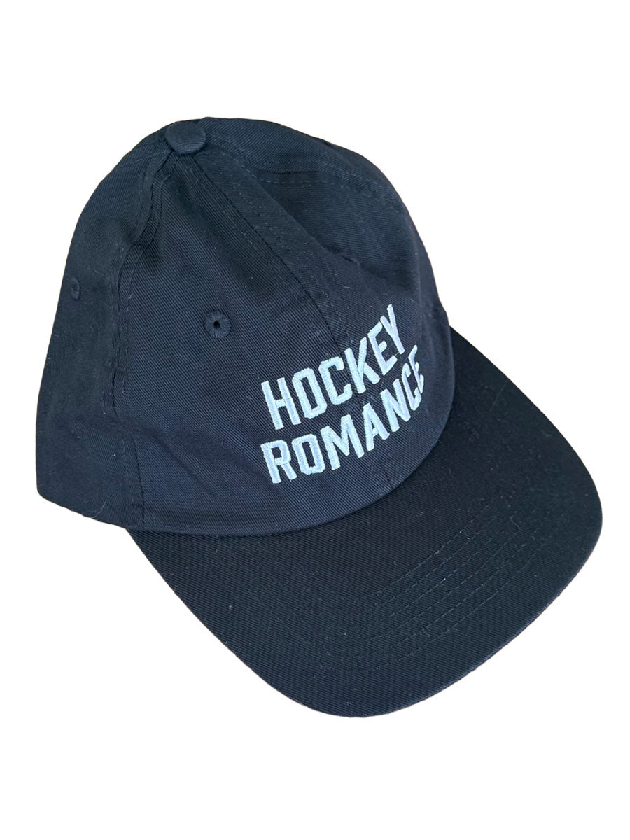 HOCKEY ROMANCE DAD HAT - BLACK