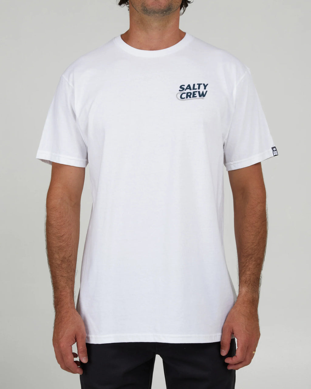Chemise Salty Crew Tech Woven – Manches Courtes, Crème, Taille S, Neuve Avec étiquettes