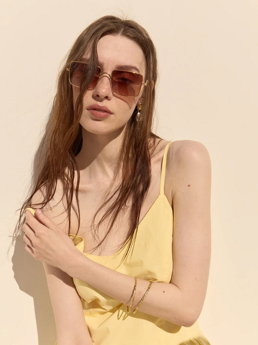 DELUC IZARO DRESS - YELLOW DRESSES DELUC