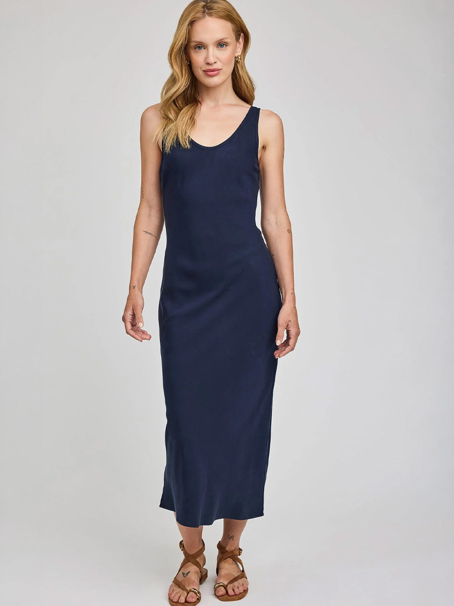 GENTLE FAWN JACQUELINE DRESS - WASHED NAVY DRESSES GENTLE FAWN