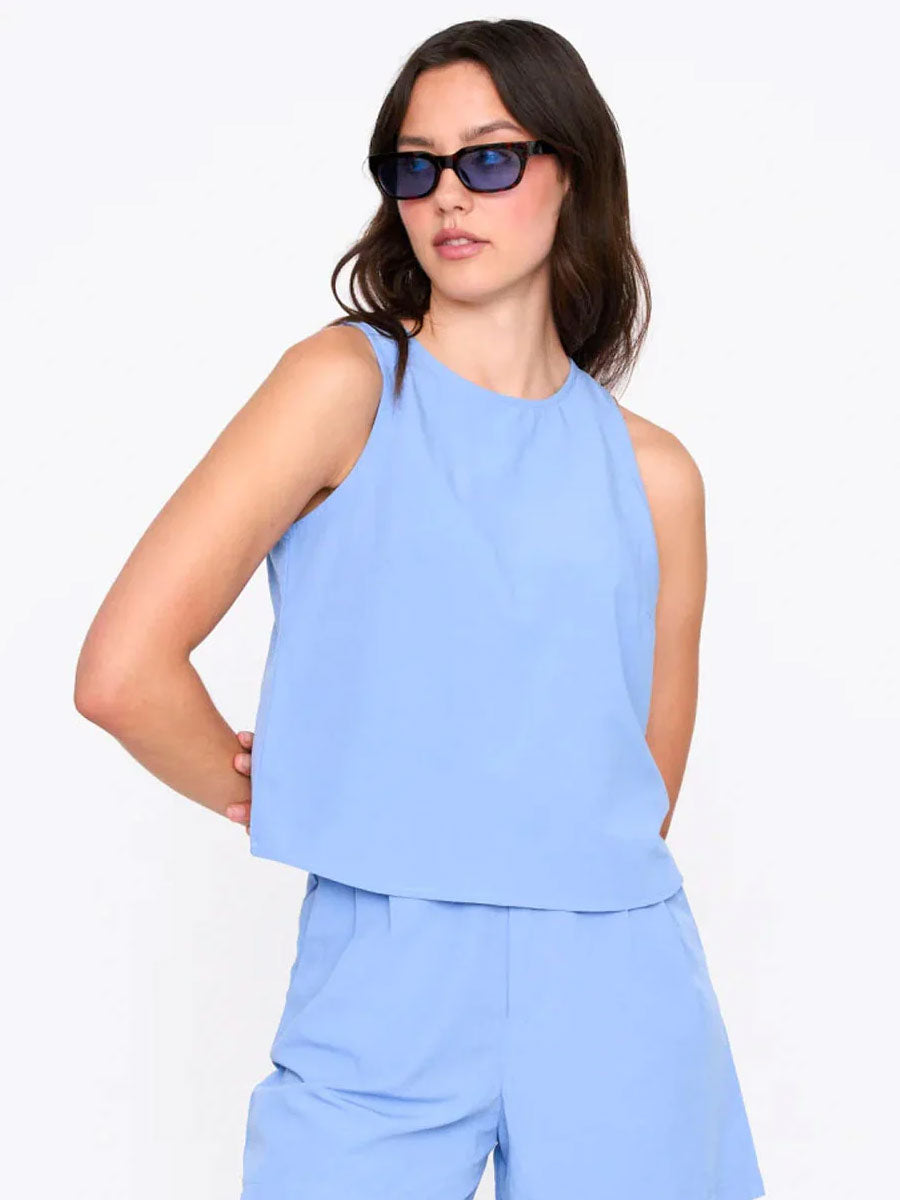 SLEEVELESS TOP - BLUE