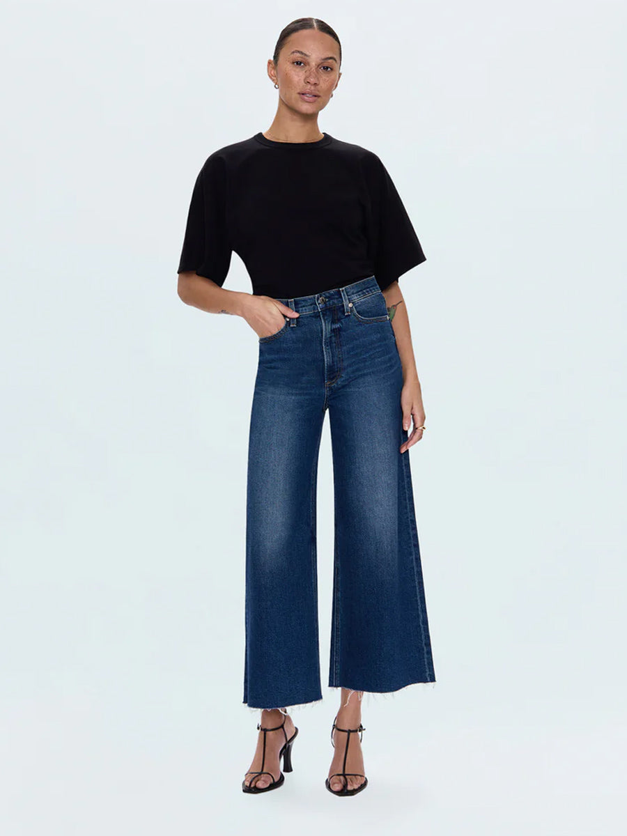 PISTOLA LANA CROP HIGH RISE ULTRA WIDE LEG JEAN - BROADWAY JEANS -