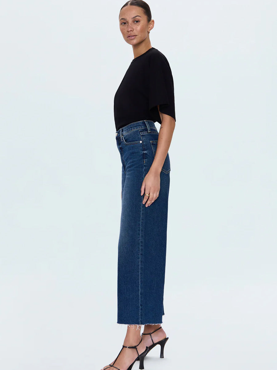 PISTOLA LANA CROP HIGH RISE ULTRA WIDE LEG JEAN - BROADWAY JEANS -