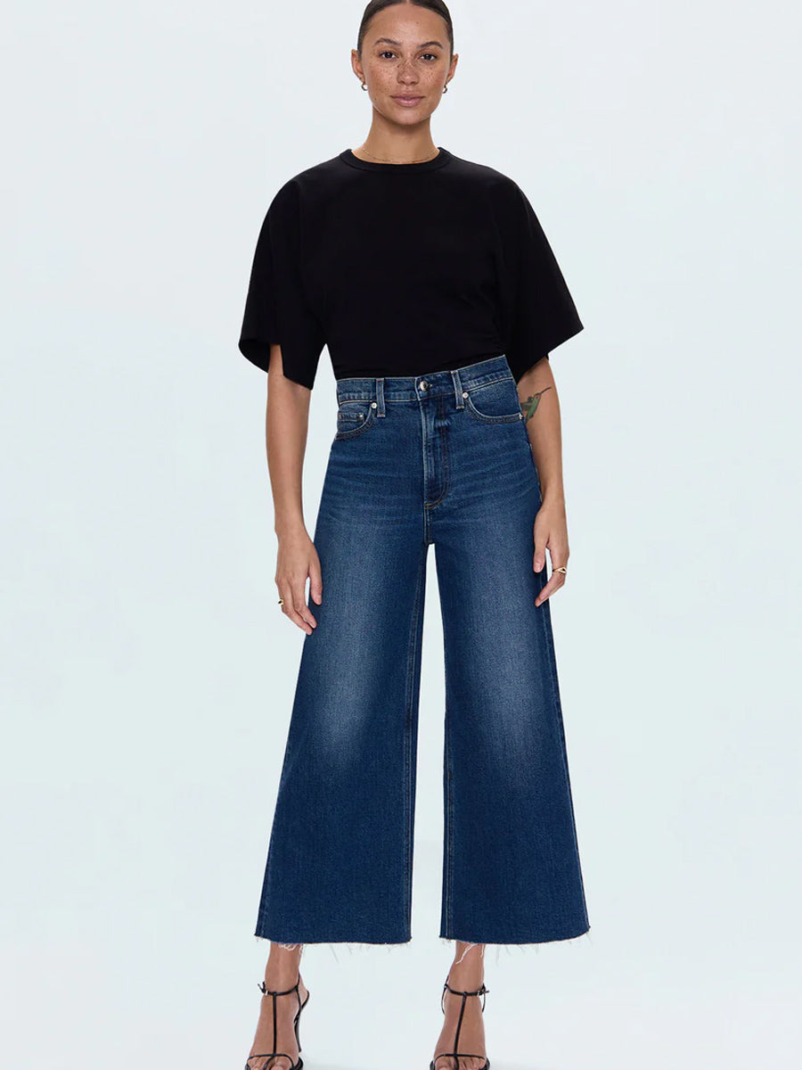 PISTOLA LANA CROP HIGH RISE ULTRA WIDE LEG JEAN - BROADWAY JEANS -