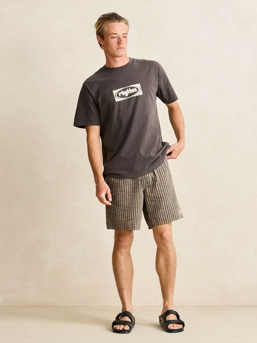 RHYTHM TEXTURE STRIPE JAM SHORT - NATURAL SHORTS RHYTHM