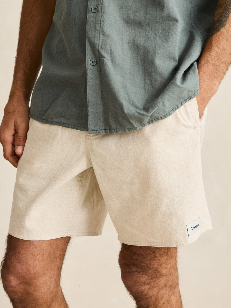 RHYTHM CLASSIC LINEN JAM SHORT - SAND SHORTS RHYTHM