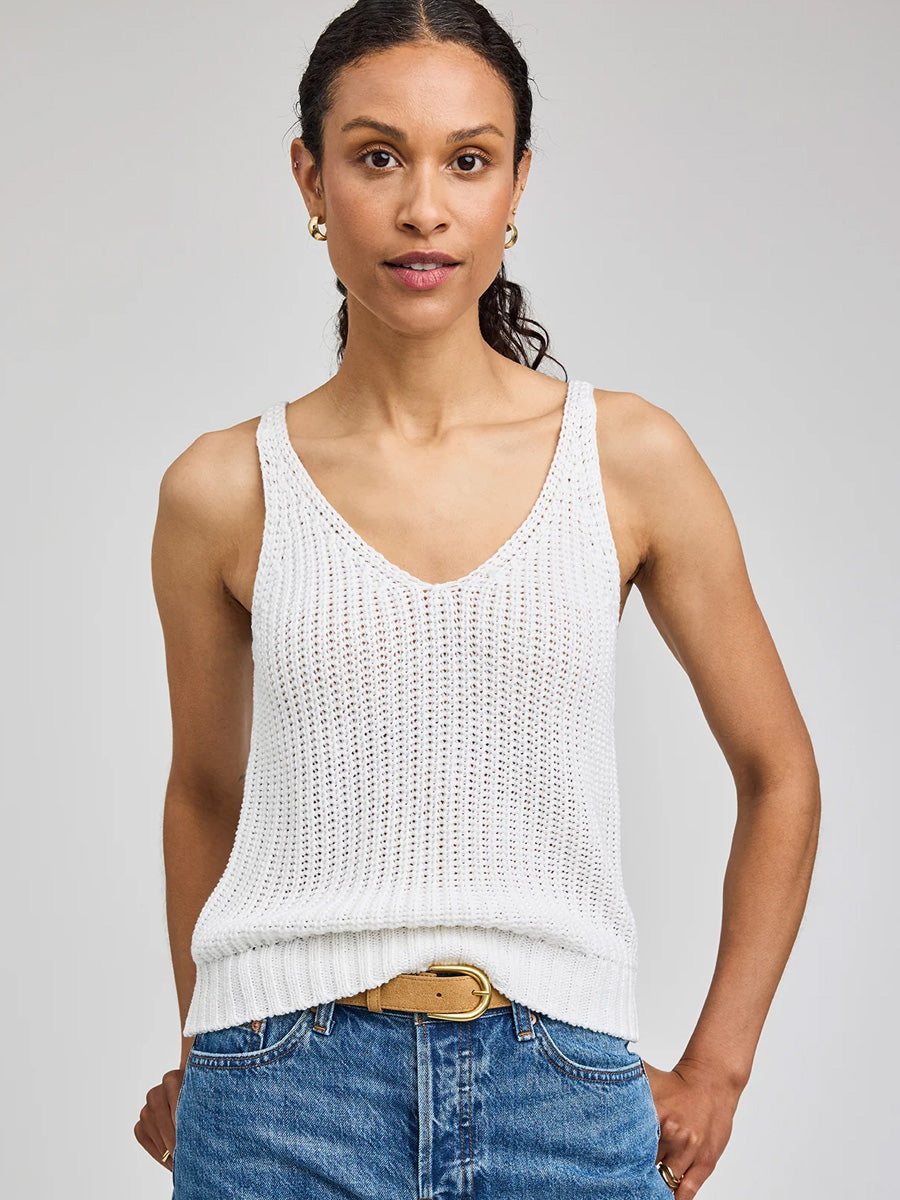 GENTLE FAWN LIZZIE TOP - WHITE TANK TOPS GENTLE FAWN