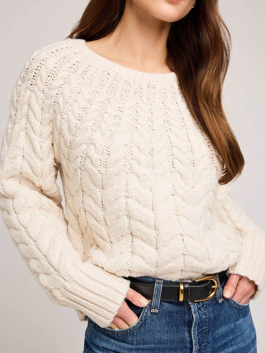 LORENZO SWEATER - CREAM SWEATER -