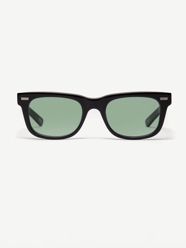 DECADE MELVIN 80s SUNGLASSES DECADE EYEWEAR BLACK/GREEN
