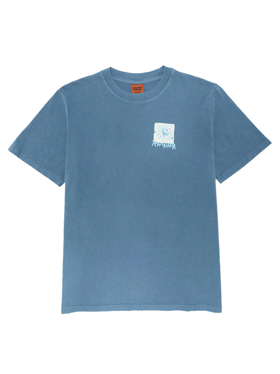 RHYTHM MEMENTOS VINTAGE SHORT-SLEEVE T-SHIRT - BLUESTONE