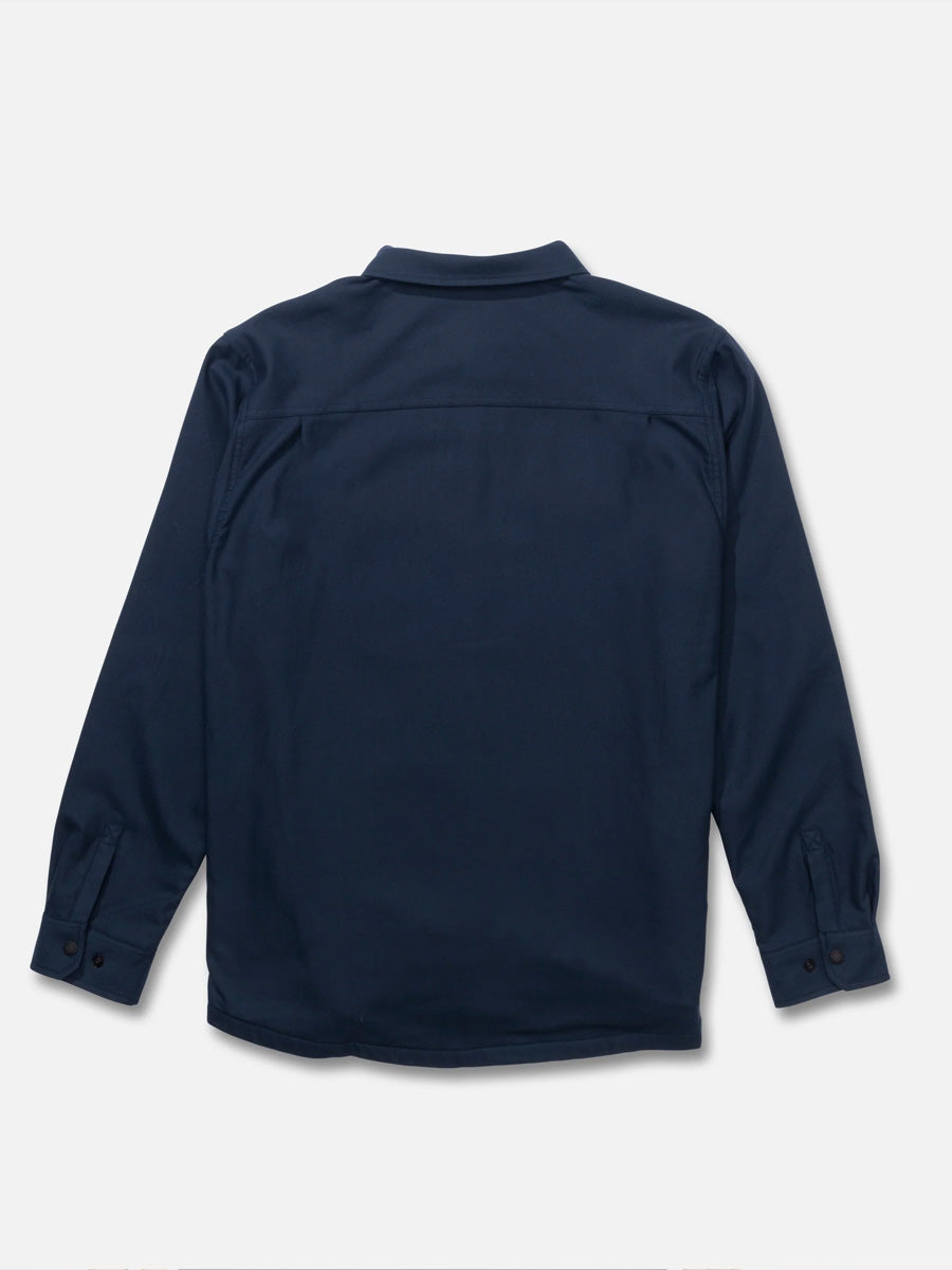 SALTY CREW FATHOM LONGSLEEVE TECH SHACKET - MIDNIGHT NAVY JACKET -
