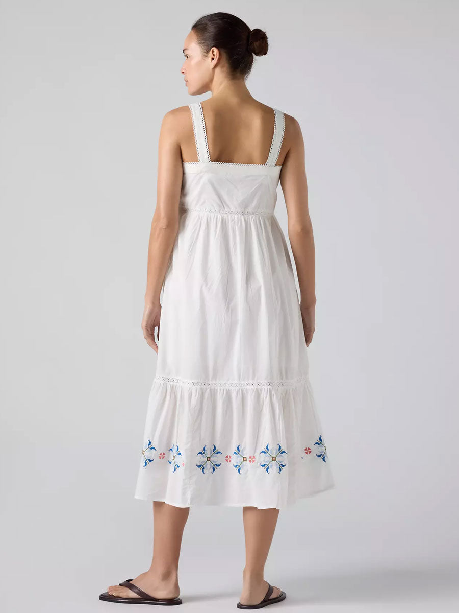 LEVI'S MIMI DRESS - CLOUD DANCER LARGER FLORAL