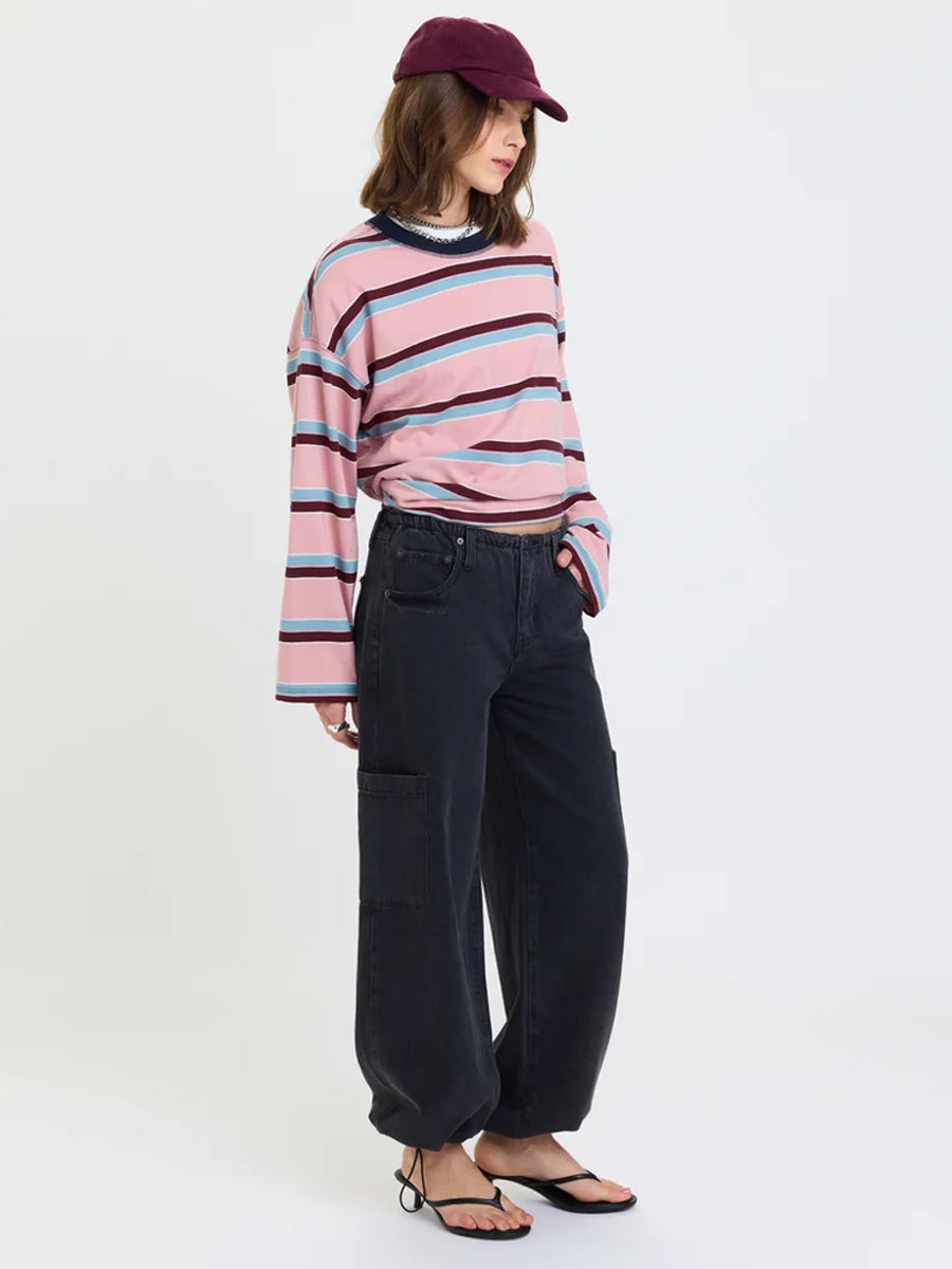 DAZE DENIM MIRAGE MID RISE CARGO HAREM PANT - ECLIPSE | OAK CLOTHING CO.
