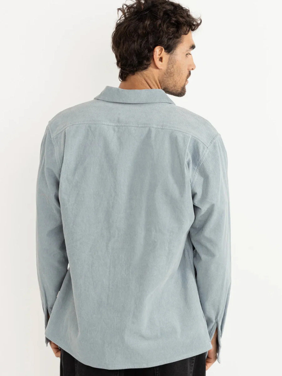RHYTHM CORDUROY LONG-SLEEVE SHIRT - MIST SHIRT -
