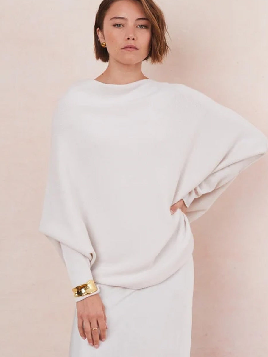 NATALIE SWEATER - IVORY SWEATER -