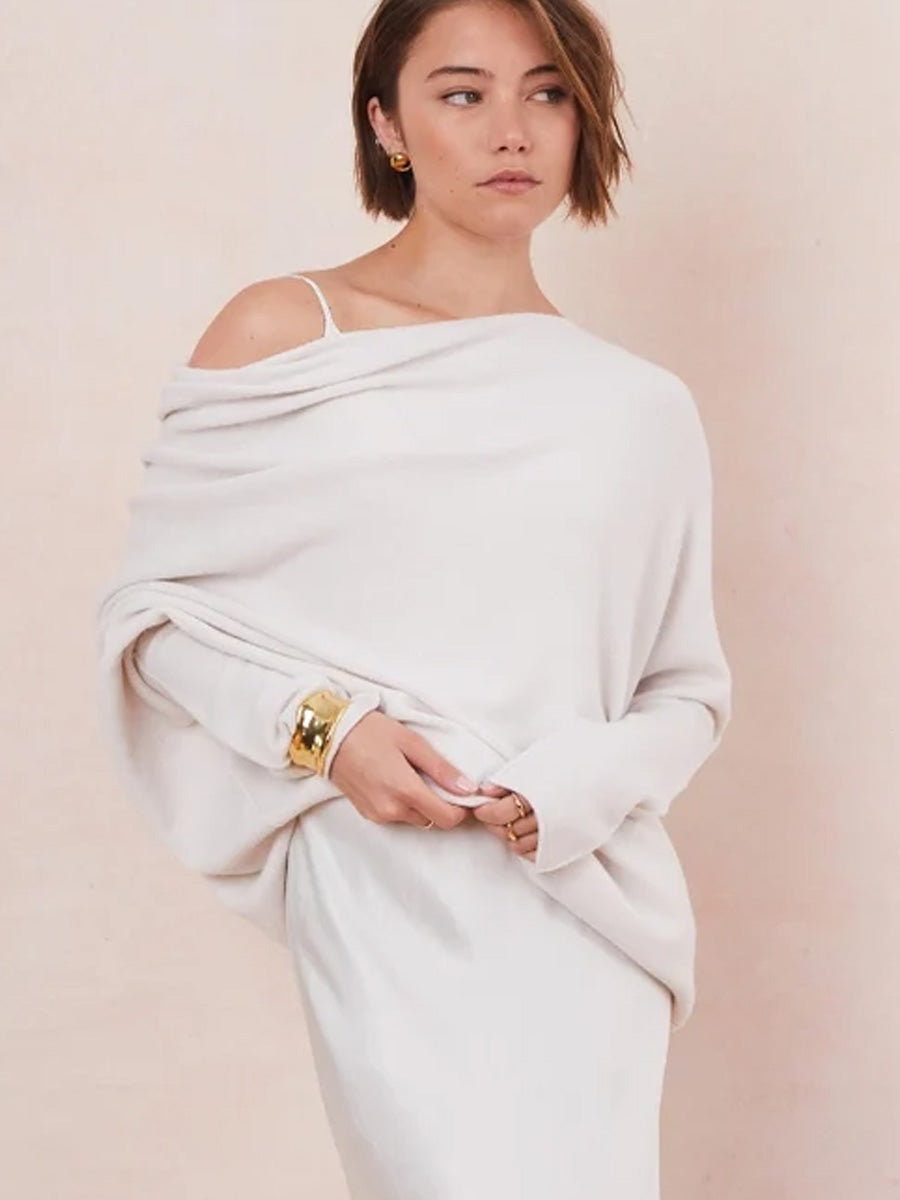 NATALIE SWEATER - IVORY SWEATER -