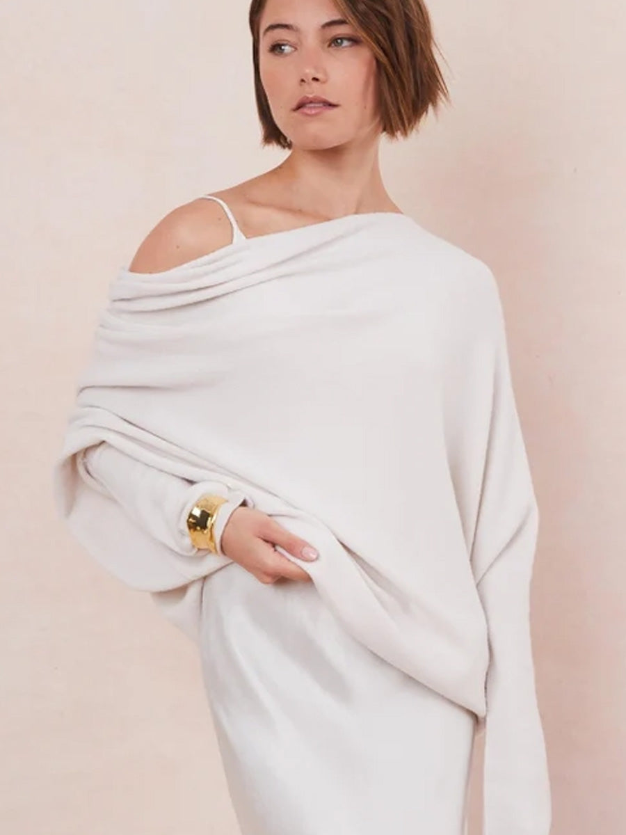 NATALIE SWEATER - IVORY SWEATER -