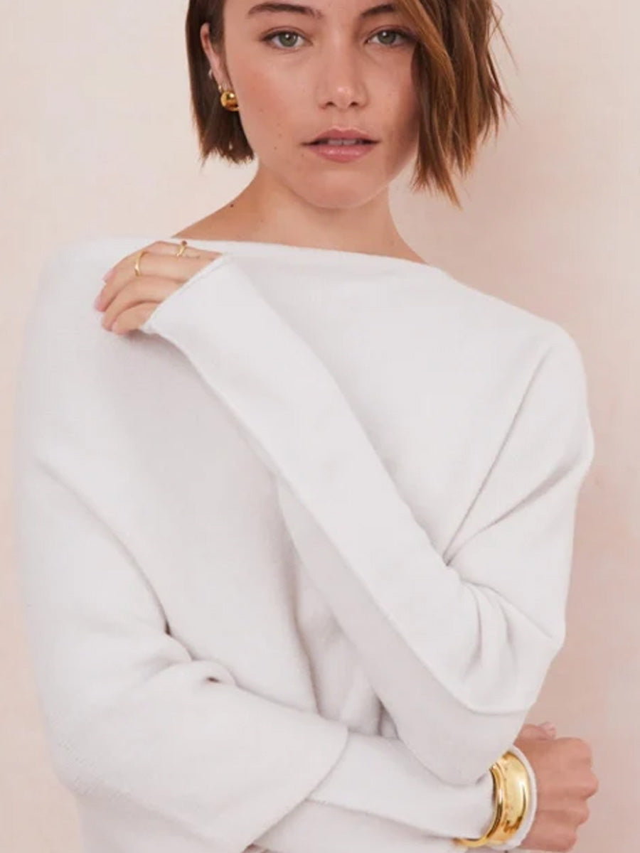 NATALIE SWEATER - IVORY SWEATER -