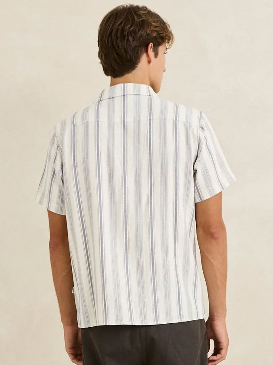 RHYTHM TURKISH STRIPE SHORT-SLEEVE T-SHIRT - NATURAL