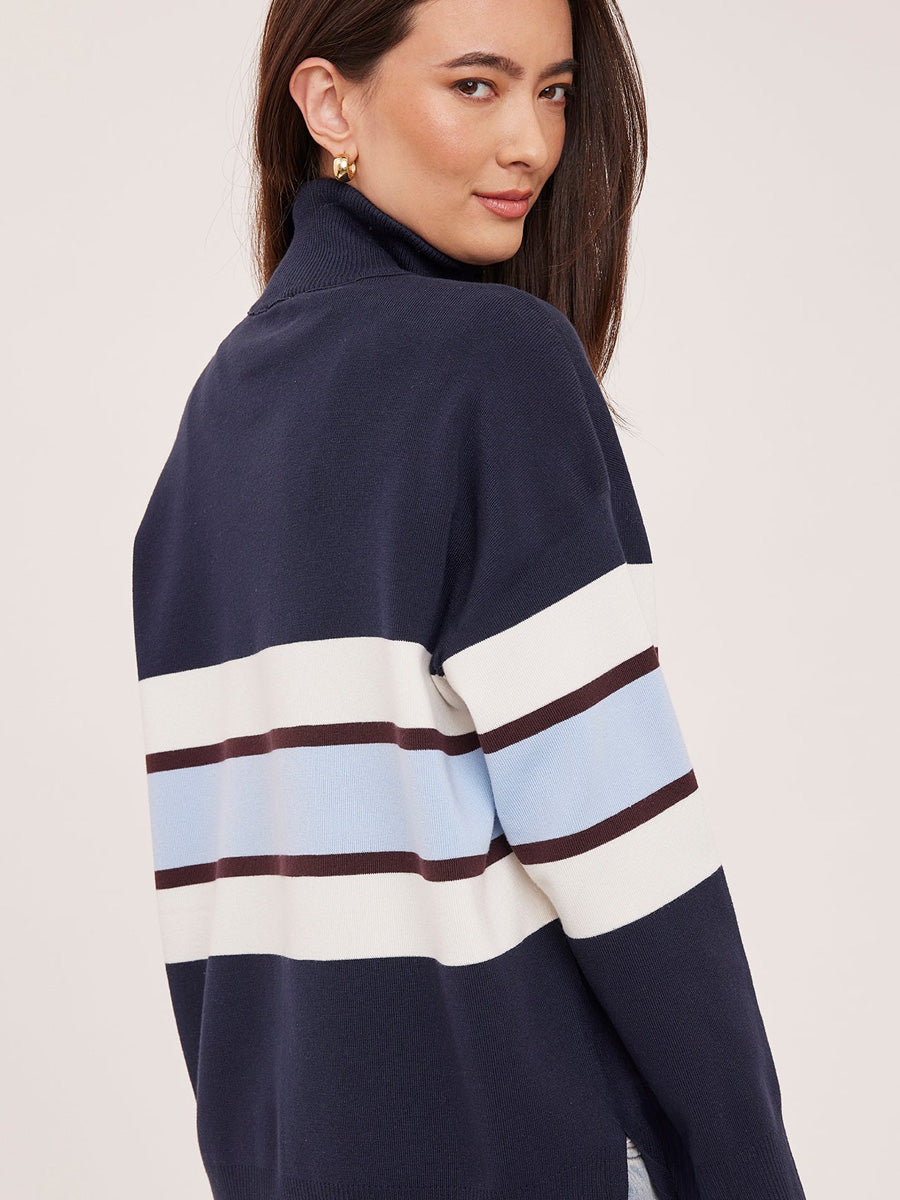 GENTLE FAWN IDRIS TOP - NAVY STRIPE SWEATERS GENTLE FAWN