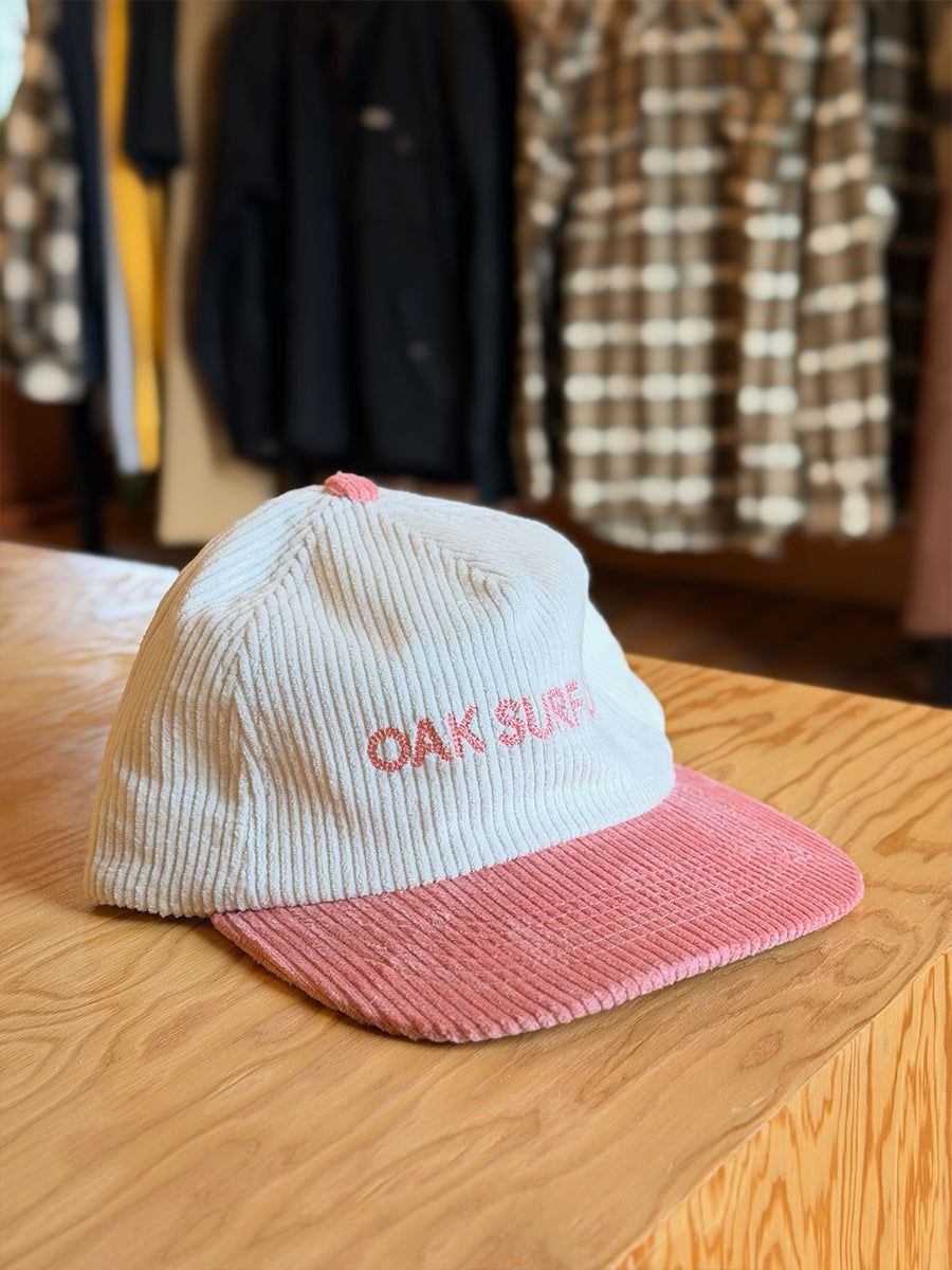 OAK SURF CLUB THE CHAIN HAT - BLUSH/WHITE HATS OAK SURF CLUB