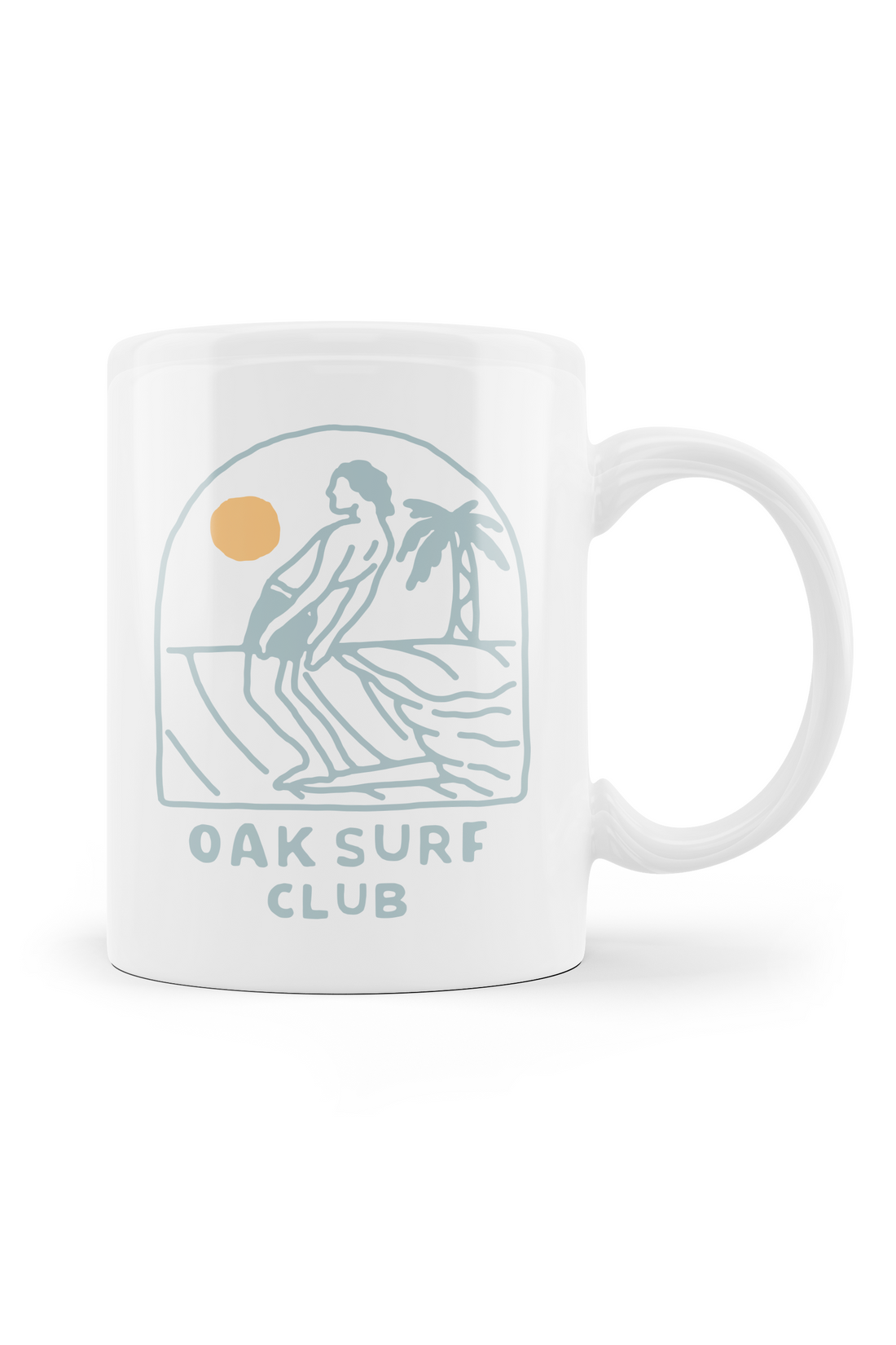 OAK SURF CLUB MUG 16OZ - NOSERIDER LOGO Mugs OAK SURF CLUB   