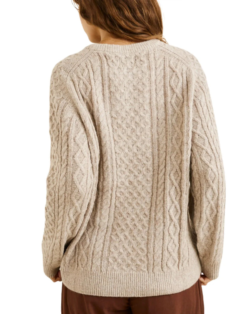 RHYTHM MOHAIR OCEANSIDE KNIT - SAND