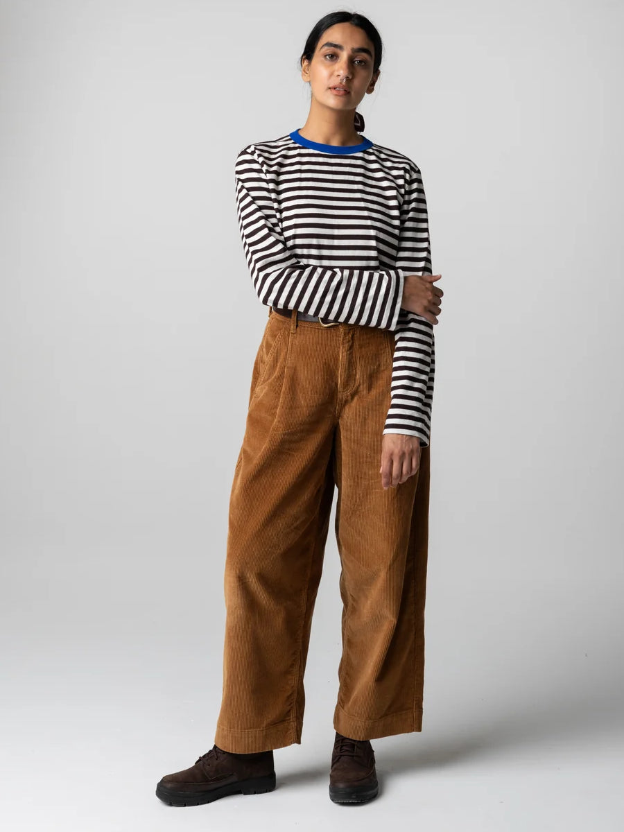 FINISTERRE STUDIO CORD TROUSER - VINTAGE BROWN PANTS FINISTERRE