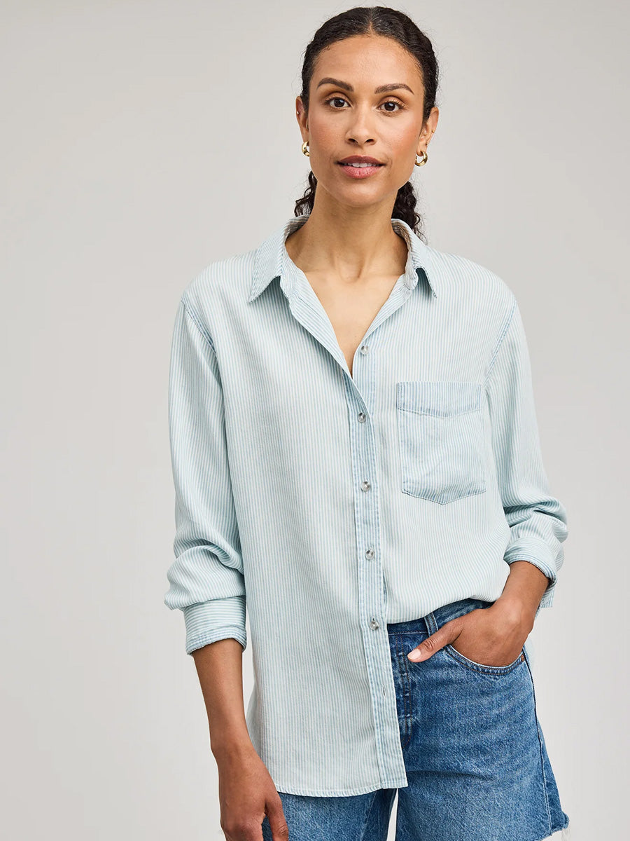 GENTLE FAWN OZZY TOP - BLUE STRIPE SHIRTS GENTLE FAWN