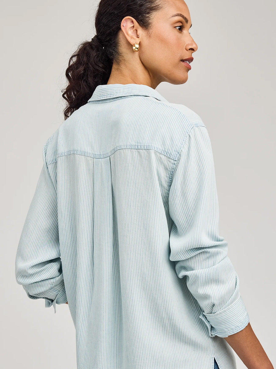 GENTLE FAWN OZZY TOP - BLUE STRIPE SHIRTS GENTLE FAWN