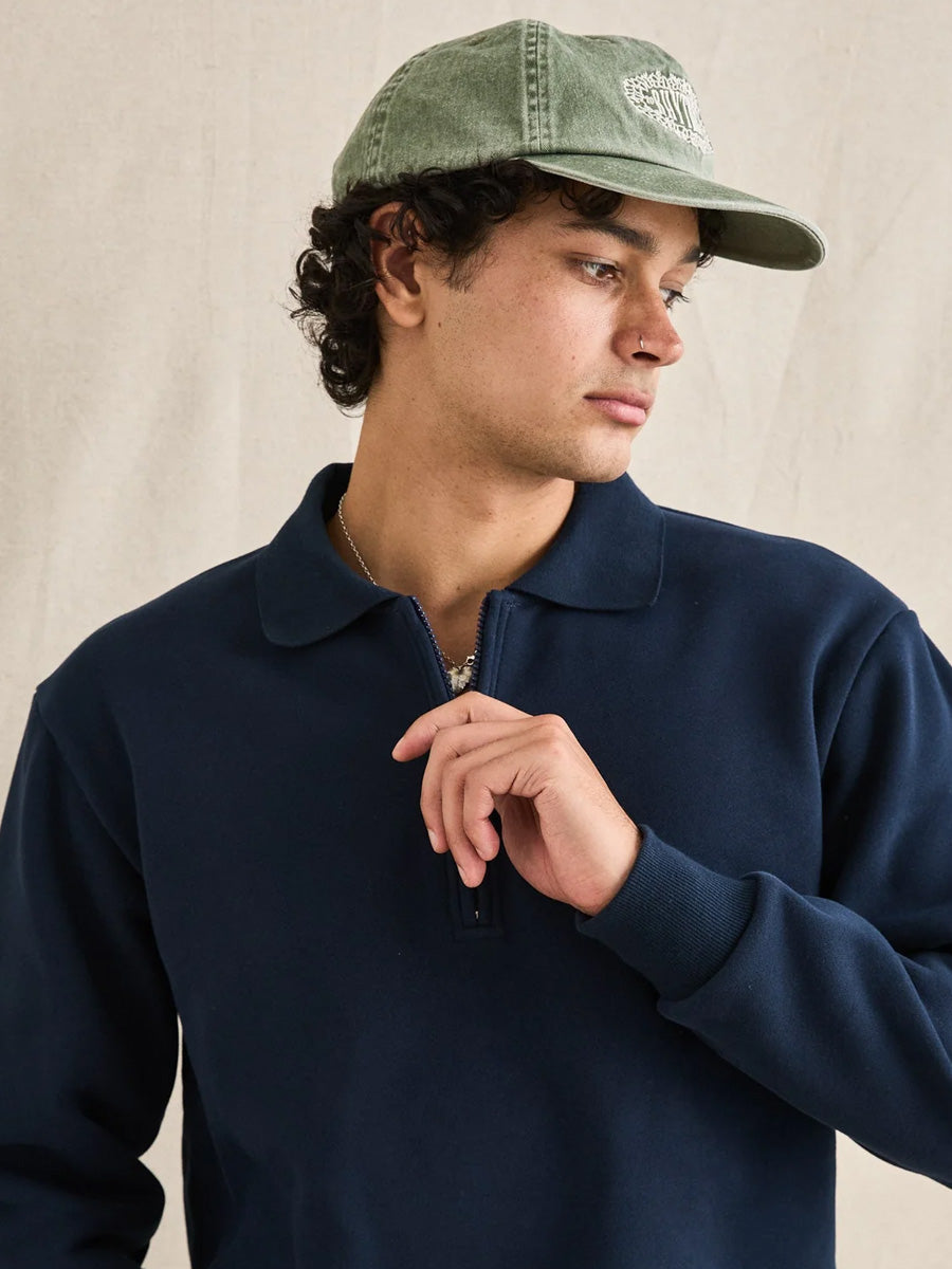 RHYTHM PACIFIC VINTAGE FLEECE - BLUE