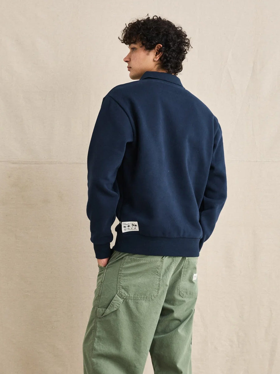 RHYTHM PACIFIC VINTAGE FLEECE - BLUE