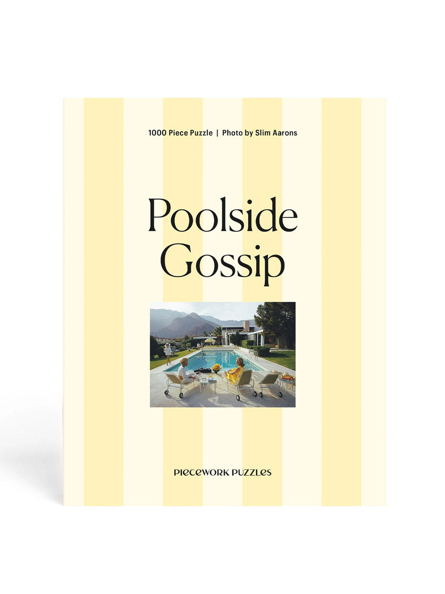 PIECEWORK PUZZLE - POOLSIDE GOSSIP
