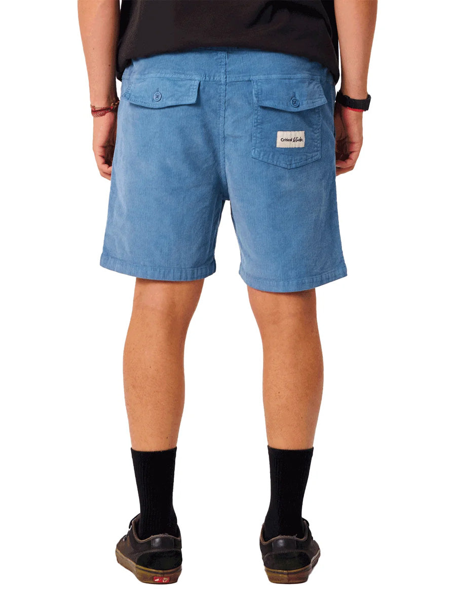 CRITICAL SLIDE ALL DAY CORD WALKSHORT - POWDER BLUE
