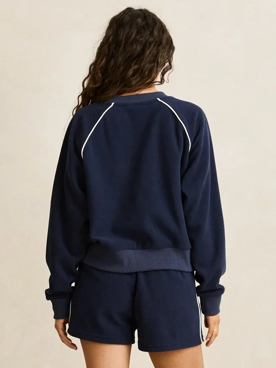RHYTHM PIPE POLAR CREWNECK - OCEAN