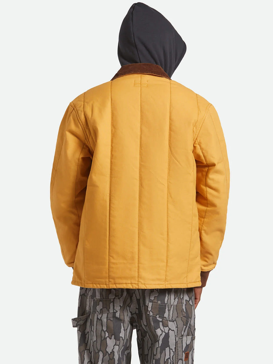 BRIXTON BUILDERS RANCH JACKET - SPRUCE YELLOW – OAK CLOTHING CO. INC.