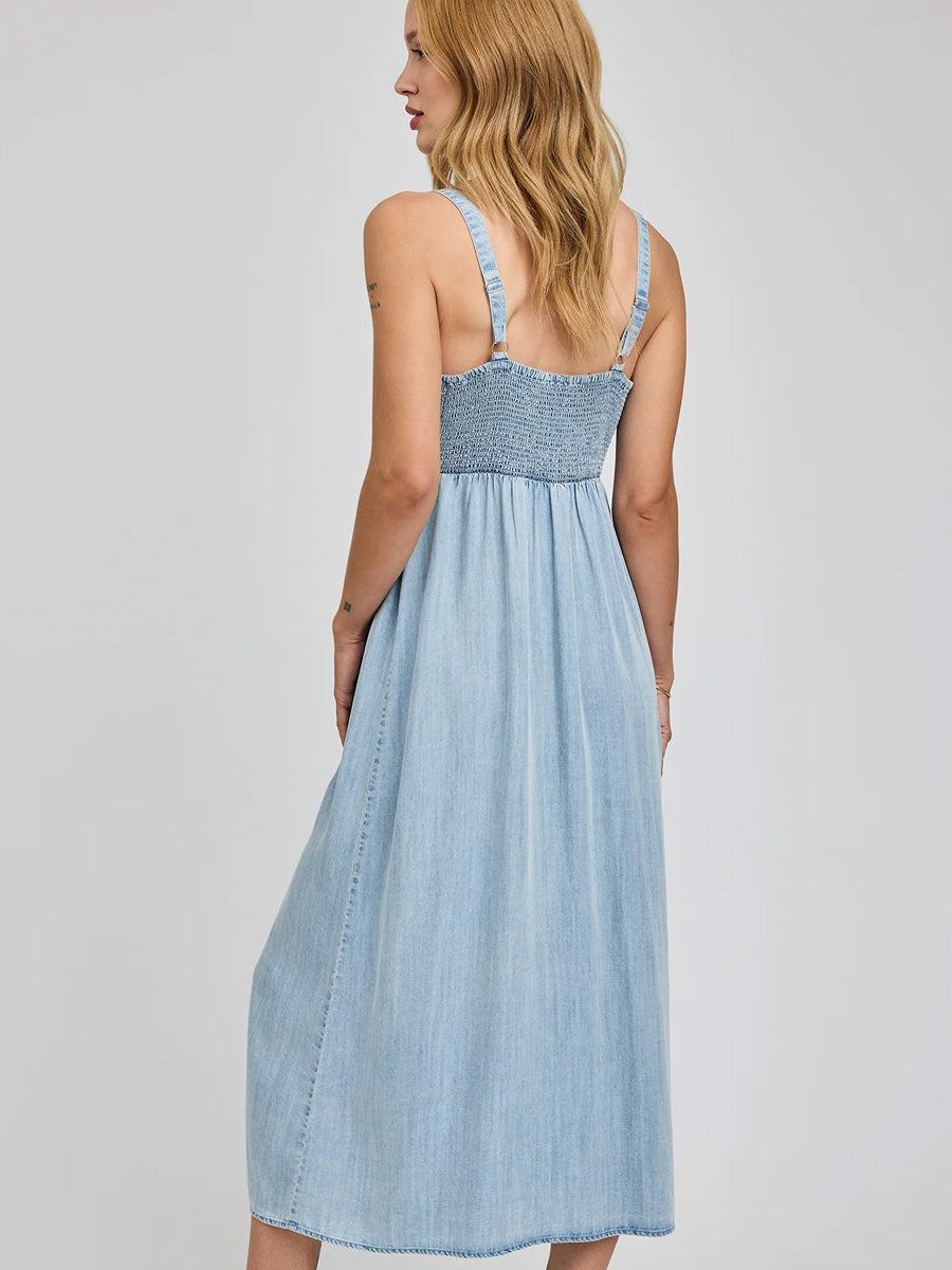 GENTLE FAWN RENATA DRESS - LIGHT BLUE DRESSES GENTLE FAWN