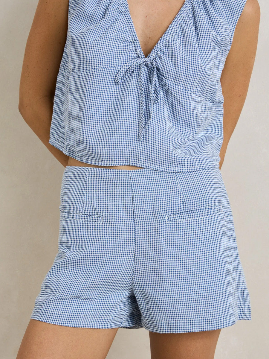 RHYTHM DEL RIO SHORT - BLUE CHECK SHORTS RHYTHM