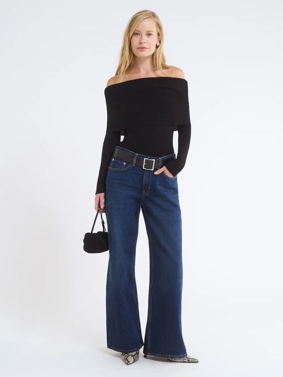 WINONA TOP - BLACK SHIRT -